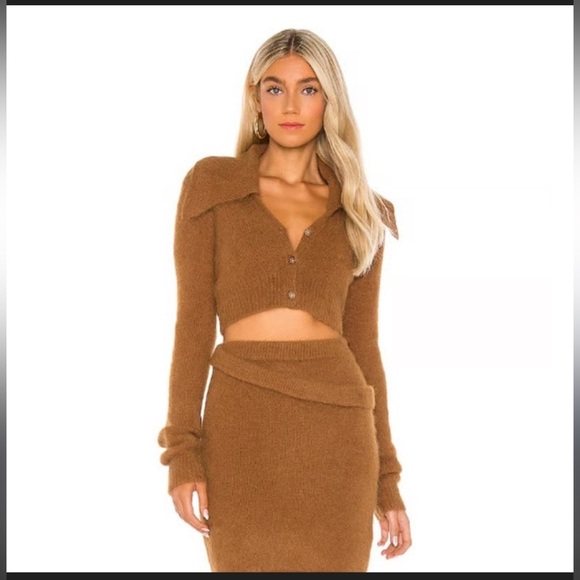 Helmut Lang Dresses & Skirts - Helmut Lang Double Waistband Skirt alpaca blend wool knit revolve $300 spring